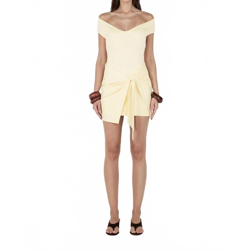 NEW HANSEN & GRETEL mollie mini dress in butter